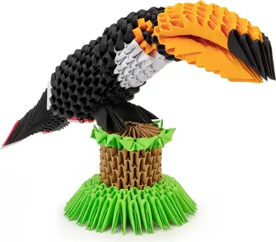 Produktbild von Alexander Toys ORIGAMI 3D – Toucan, Origami-Set für Kinder, 8 Jahr(e), Papier, Mehrfarbig, 752 Stück(e)