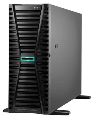 Produktbild von HPE ProLiant Compute ML350 Gen12 6505P 2.2GHz 12c 1P 2x32GB-R 8SFF MR408i-o 2x1000W PS EU Server, 2,2 GHz, 64 GB, DDR5-SDRAM, 1000 W, Turm (4U)