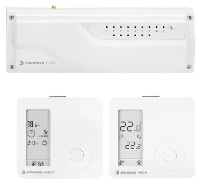 Zdjęcie produktu dla Zestaw Euroster C6RX 1x EU4040TX, 1x EU4020TX