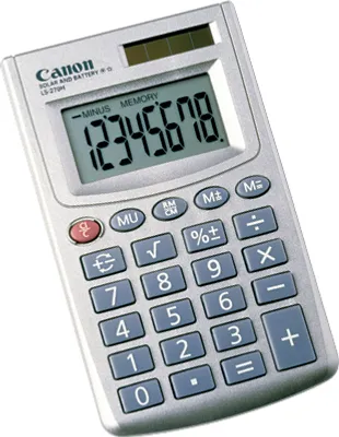 Produktbild von Canon LS-270H, 13 x 3.7 mm, 19.7 x 38.6 mm, Batterie/Solar, LR1130, 37 g, 61 x 10 x 102 mm