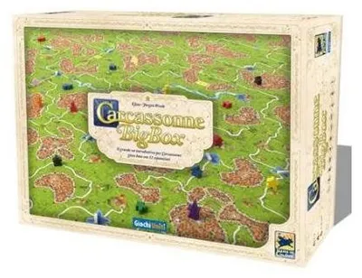 Imagen del producto de Carcassonne Big Box (Edizione 2022) – Juego de mesa – Giochi Uniti – 2-6 jugadores – 7+