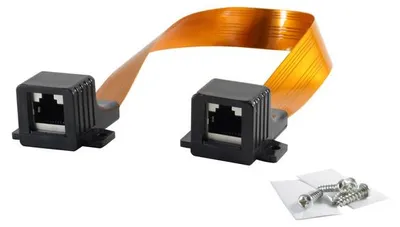 Produktbild von RJ45 Fensterdurchführung, transparent, Länge 30 cm