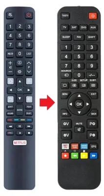 Produktbild von Fernbedienung geeignet für TCL RC802N-YUI2 | RC802NYUI2 | U43P6016