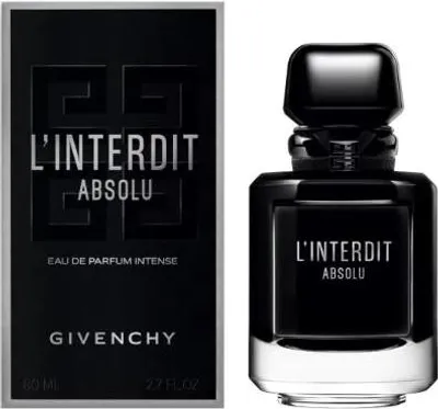 Zdjęcie produktu dla Givenchy L’Interdit Absolu, Kobiety, 80 ml, Perfumy w płynie, ALCOHOL • PARFUM (FRAGRANCE) • AQUA (WATER) • METHYL ANTHRANILATE • LINALOOL • BUTYL..., 1 szt.