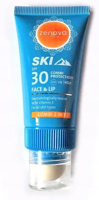 Immagine prodotto di Zenova Crema Protettiva Per Il Viso E Rossetto Ski 30 Spf 2 In 1