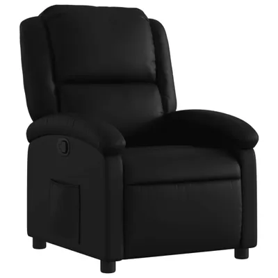 Produktbild von Relaxsessel Schwarz Kunstleder