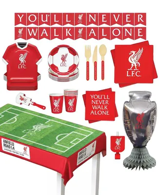 Produktbild von 75-teiliges Liverpool FC Geburtstags-Set – Fußball Partydeko -, KI-generiertes Bild