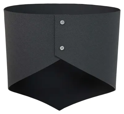 Immagine prodotto di Jardinion, set di 2 supporti sospesi per vasi, vaso da fiori 30 x 23 cm, colore antracite