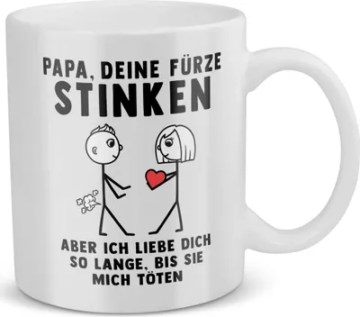 Produktbild von 22Feels Papa Geschenk von Tochter Vatertag Vater Tasse Geburtstag Weihnachten Kaffeetasse Männer Herrentag Geschenkidee
