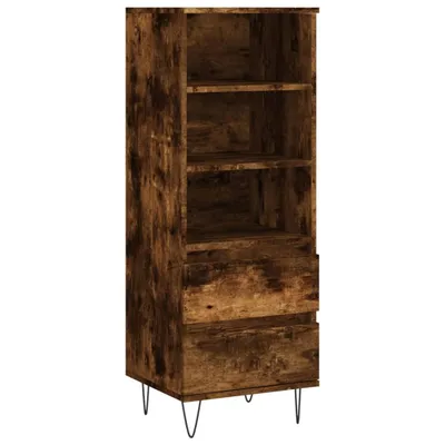 Produktbild von Highboard Räuchereiche 40x36x110 cm Holzwerkstoff
