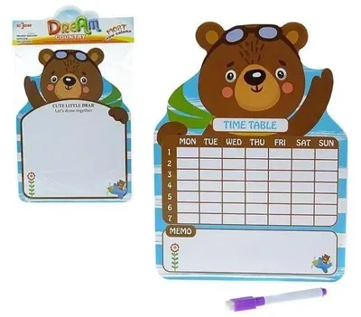 Produktbild von Holz-Whiteboard mit Filzstift – ADAR