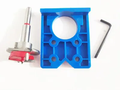 Productafbeelding van Forstnerboormachine set, 35 mm, staal, voor hout, booraccessoire voor verborgen scharnieren