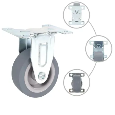 Image de vidaXL Roulettes fixes 4 pcs. 50 mm