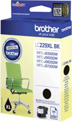 Produktbild von Brother LC-229XL BK Tintenpatrone für MFC-J5320DW und MFC-J5720DW