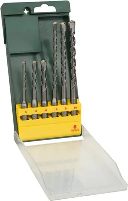 Image de Hammerbohrer-Set SDS plus, 6-teilig, 5 - 8 mm, 110 mm, 6 - 10 mm, 160 mm