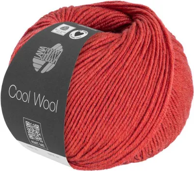 Produktbild von Lana Grossa - Cool Wool Melange 1428 rot meliert