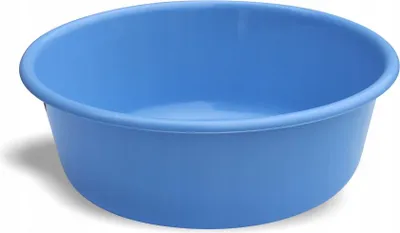 Produktbild von Runde Plastikschüssel 6 l Hellblau