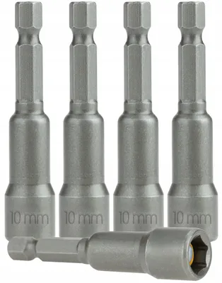 Productafbeelding van Set van 5 magnetische steekringen van 10 mm voor boormachine/schroevendraaier