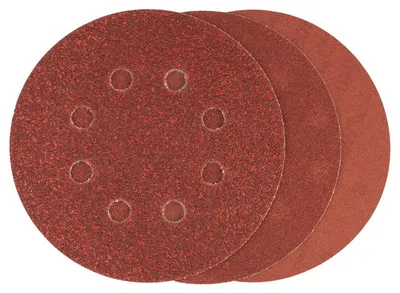 Produktbild von Schleifblatt C430, 125 mm, 60, 120, 240, 8 Löcher, Klett, 6er-Pack