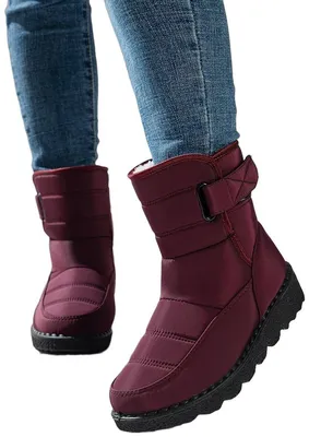 Productafbeelding van Currero Snowboots Dames Bordeauxrood 36