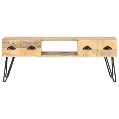 Image de vidaXL Armoire TV 120x35x45 cm bois massif de manguier
