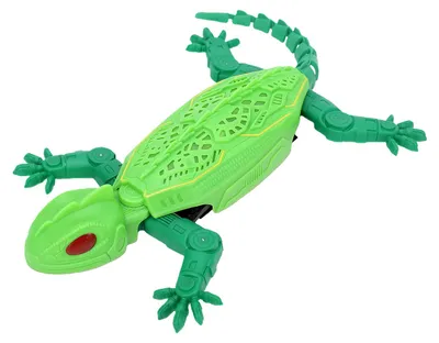 Produktbild von Fernsteuerbarer Gecko, 2,4-GHz-RC-Wandkletterer mit LED-Beleuchtung, wiederaufladbares Klettertier mit mehreren Modi, grün