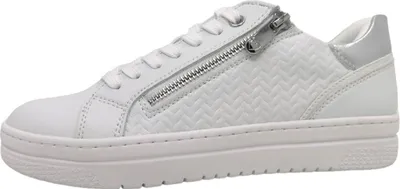 Immagine prodotto di Marco Tozzi: Scarpe da ginnastica da uomo, modello stringato, colore bianco, ideali per il tempo libero