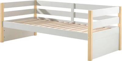 Produktbild von Kojenbett Karissa 211x98x77 Kinderbett Massivholz+MDF Weiß/natur