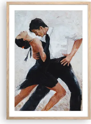 Produktbild von Gerahmtes Poster - Rahmen in heller Eiche - tanzen sie - 50x70 cm - Wand Bild - Wanddeko - Wandbilder - Kunstposter - Wandposter - Bilderrahmen - Bilder - Kunstdruck - Wandbild - P2NPA50x70-3771