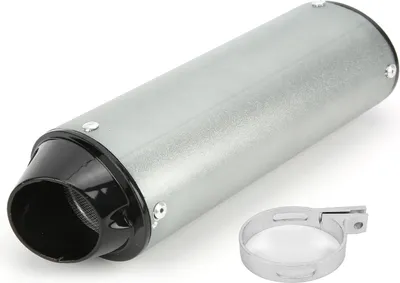 Productafbeelding van 1,3-inch uitlaatdemper - Uitlaatdemper voor 90cc, 110cc, 125cc, 150cc en 160cc pitbikes en motorfietsen