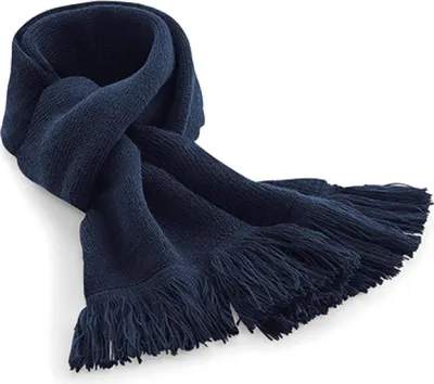 Produktbild von Beechfield B470 | Herren Schal Classic Knitted Scarf - Farbe: French Navy - Größe: One Size