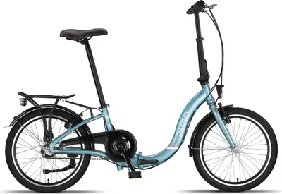 Produktbild von PACTO SEVEN - Hollandrad Hochwertiges Klappfahrrad 27cm Aluminiumrahmen Bike 20 Zoll Aluminiumräder Bicycle, 3 Speed Shimano Gänge Faltrad Klapprad