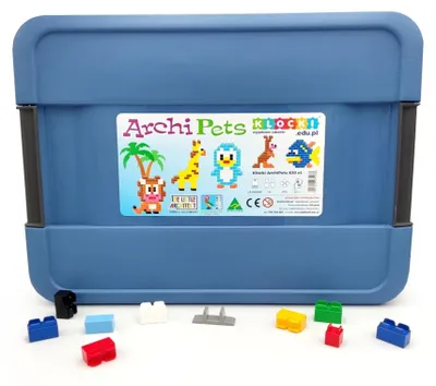 Immagine prodotto di Klocki ArchiPets, 630 pezzi, set di costruzioni a tema animali - Little Architect, adatto dai 5 anni in su
