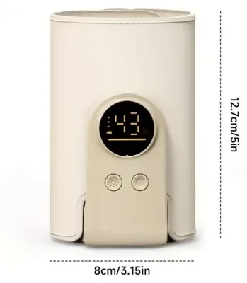 Produktbild von Intelligenter Babyflaschenwärmer - Multifunktionaler Flaschenwärmer - 6 Temperaturstufen - Digitales Display - USB-wiederaufladbar - 6000 mAh - Für Neugeborene