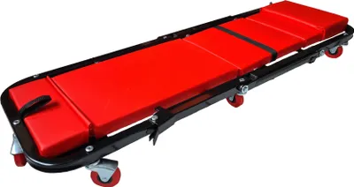 Produktbild von Berger & Schröter | Montagerollbrett, 2-in-1 Rollsitz für Arbeiten am Auto, KFZ, SUV, Traktor, PKW, LKW für Montage, Reparaturen, Werkstatt
