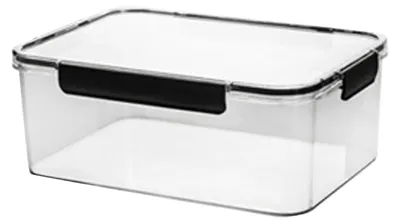 Koelkast-Organizerbox, transparent, PET, 10x26x19 cm