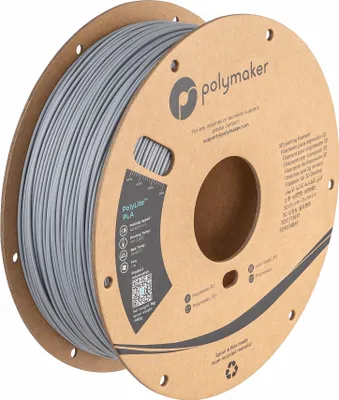 Zdjęcie produktu dla Polymaker PolyLite PLA, szary, 1,75 mm, 1 kg