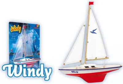 Produktbild von Spielzeugboot Gunther Windy GU1804 Weiß 35 x 42 x 9 cm