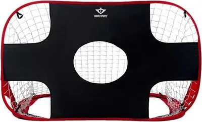 Produktbild von Angel Sports Fußballtor Pop-up Target rot schwarz 122x80x60 cm