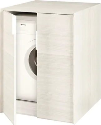 Produktbild von Waschmaschinenschrank Baden Haus Space 93x70 cm weiß Rock