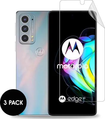 Immagine prodotto di Pellicola protettiva per lo schermo Motorola Edge 20: imoshion pellicola protettiva per lo schermo 3-pack - trasparente