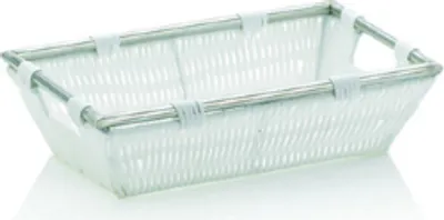 Produktbild von Kela Korb Noblesse PP-Kunststoff weiß 26x16x7cm, 21114