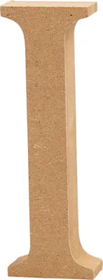 Produktbild von Buchstabe, I, H 13 cm, Stärke: 2 cm, MDF, 1Stck
