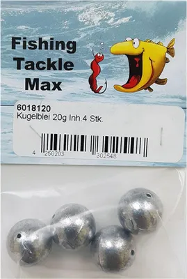 Produktbild von FTM Kugelblei - Angelgewicht, Gewicht / Inhalt:20g / 4 Stück