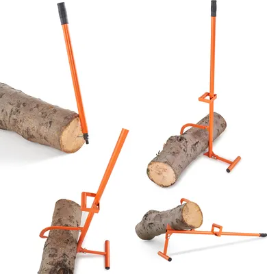 Zdjęcie produktu dla Podnośnik do kłód VEVOR, 1219 mm, rolka do kłód 4 w 1, obracarka do kłód, wielofunkcyjne narzędzie leśne do toczenia, cięcia i podnoszenia kłód