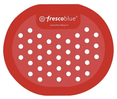 Productafbeelding van Schwab FRESCOBLUE beschermingsrooster voor urinoir, 168x140 mm, rood
