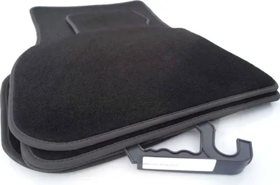 Immagine prodotto di Tappetini per BMW iX1 (U11) dal 2022 Tappetini per auto in velours premium di qualità originale in 4 pezzi, nero