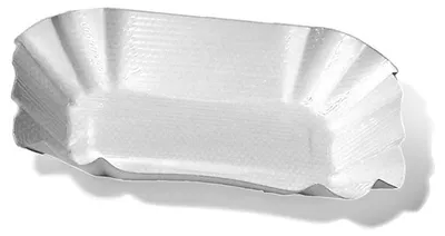 Produktbild von 500x Pappschalen eckig 9 x 14 x 3cm KU 51 fettdicht