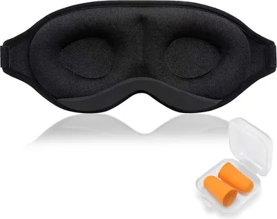 Produktbild von Ultradünnes Verdunkelndes Schlafmasker für Damen und Herren - Komfortabel und Atmungsaktiv 3D Design