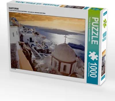 Produktbild von Calvendo SANTORINI 1000 Teile Puzzle quer 640x480mm, Herzog Thomas; 7346964